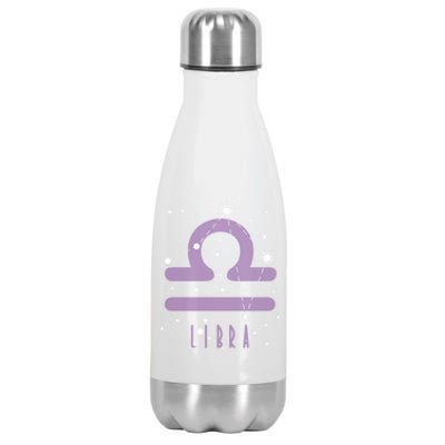 Star Sign Libra Zodiac Great Gift Stainless Steel Insulated Water Bottle