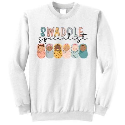 Swaddle Specialist Labor And Delivery Nicu Nurse Sweatshirt