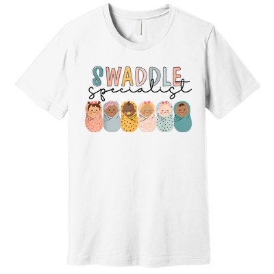 Swaddle Specialist Labor And Delivery Nicu Nurse Premium T-Shirt