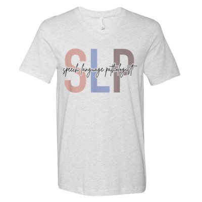 SLP Speech Language Pathologist, Speech Therapy V-Neck T-Shirt