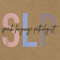 SLP Speech Language Pathologist, Speech Therapy Cotton Canvas Backpack