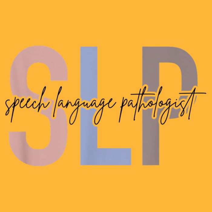 SLP Speech Language Pathologist, Speech Therapy Pom Pom 12in Knit Beanie