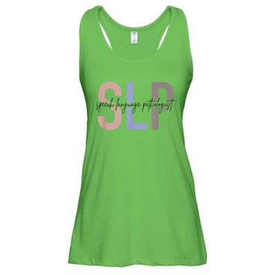 SLP Speech Language Pathologist, Speech Therapy Ladies Essential Flowy Tank