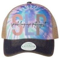 SLP Speech Language Pathologist, Speech Therapy Legacy Tie Dye Trucker Hat