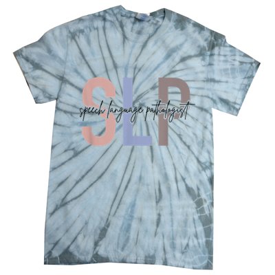 SLP Speech Language Pathologist, Speech Therapy Tie-Dye T-Shirt