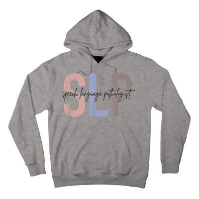 SLP Speech Language Pathologist, Speech Therapy Tall Hoodie