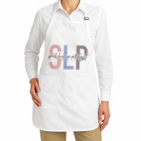 SLP Speech Language Pathologist, Speech Therapy Full-Length Apron With Pockets