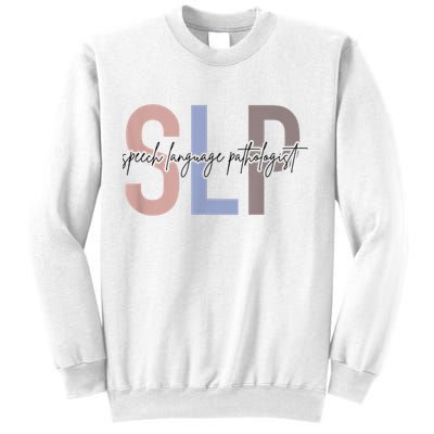 SLP Speech Language Pathologist, Speech Therapy Sweatshirt