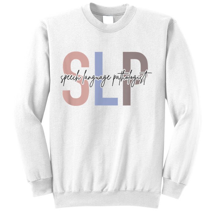 SLP Speech Language Pathologist, Speech Therapy Sweatshirt