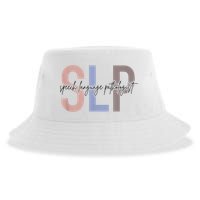 SLP Speech Language Pathologist, Speech Therapy Sustainable Bucket Hat