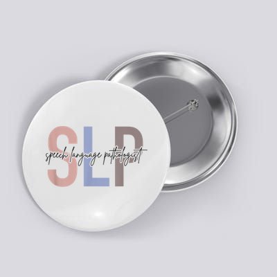 SLP Speech Language Pathologist, Speech Therapy Button