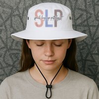 SLP Speech Language Pathologist, Speech Therapy Bucket Hat
