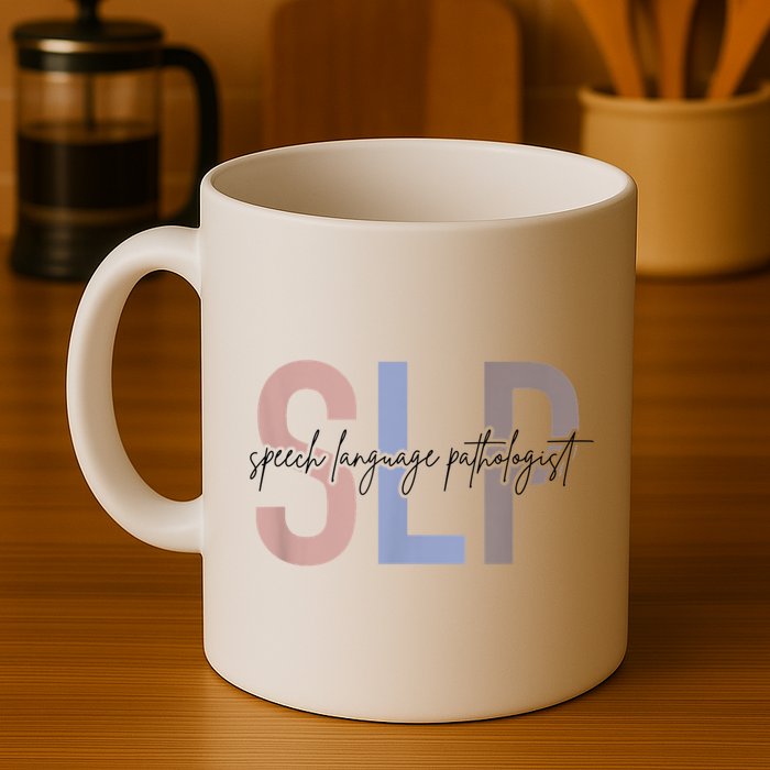 SLP Speech Language Pathologist, Speech Therapy Coffee Mug