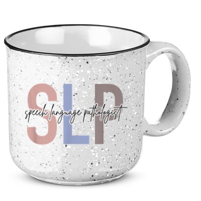 SLP Speech Language Pathologist, Speech Therapy 15oz Campfire Ceramic Mug