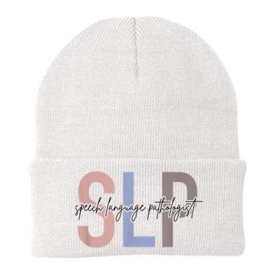 SLP Speech Language Pathologist, Speech Therapy Knit Cap Winter Beanie