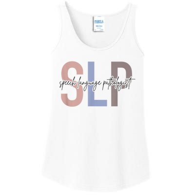 SLP Speech Language Pathologist, Speech Therapy Ladies Essential Tank