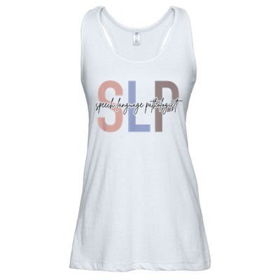 SLP Speech Language Pathologist, Speech Therapy Ladies Essential Flowy Tank