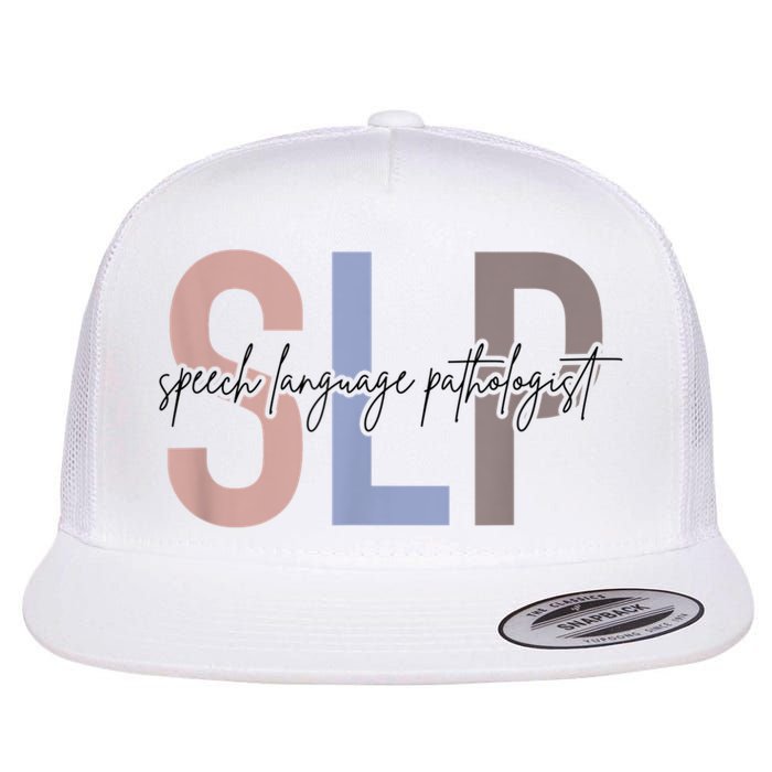 SLP Speech Language Pathologist, Speech Therapy Flatbill Hat