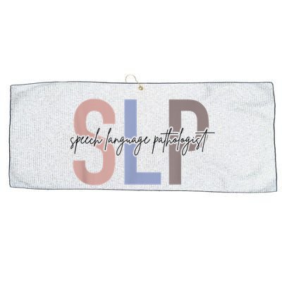 SLP Speech Language Pathologist, Speech Therapy Large Microfiber Waffle Golf Towel