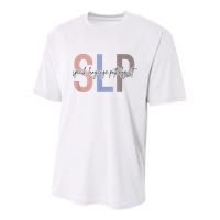 SLP Speech Language Pathologist, Speech Therapy Youth Performance Sprint T-Shirt