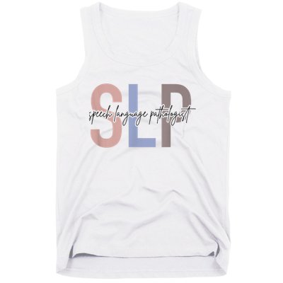 SLP Speech Language Pathologist, Speech Therapy Tank Top