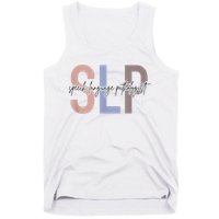 SLP Speech Language Pathologist, Speech Therapy Tank Top