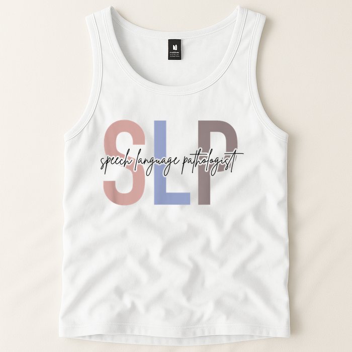 SLP Speech Language Pathologist, Speech Therapy Tank Top