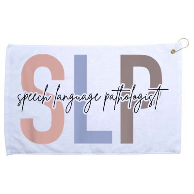 SLP Speech Language Pathologist, Speech Therapy Grommeted Golf Towel