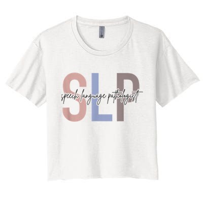 SLP Speech Language Pathologist, Speech Therapy Crop Top