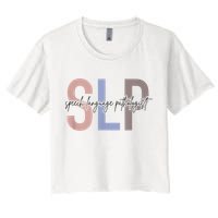 SLP Speech Language Pathologist, Speech Therapy Crop Top
