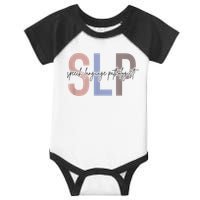 SLP Speech Language Pathologist, Speech Therapy Infant Baby Jersey Bodysuit