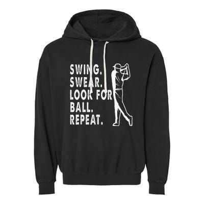 Swing Swear Look For Ball Repeat Garment-Dyed Fleece Hoodie