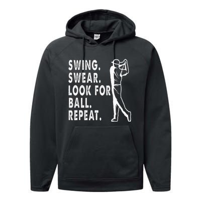 Swing Swear Look For Ball Repeat Performance Fleece Hoodie