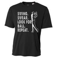 Swing Swear Look For Ball Repeat Cooling Performance Crew T-Shirt