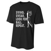 Swing Swear Look For Ball Repeat Performance Sprint T-Shirt