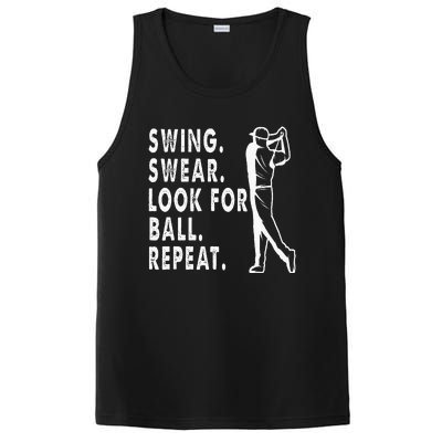 Swing Swear Look For Ball Repeat PosiCharge Competitor Tank