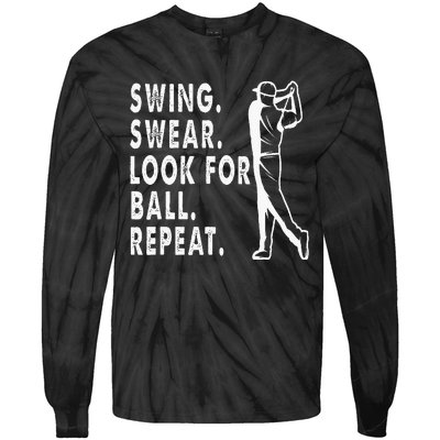 Swing Swear Look For Ball Repeat Tie-Dye Long Sleeve Shirt