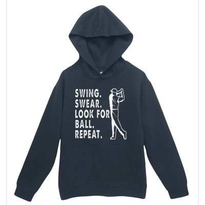 Swing Swear Look For Ball Repeat Urban Pullover Hoodie