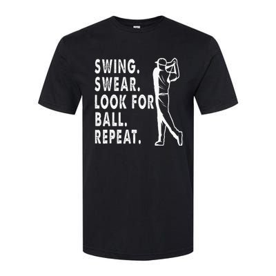 Swing Swear Look For Ball Repeat Softstyle CVC T-Shirt