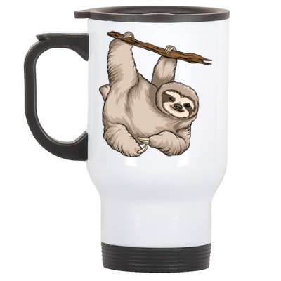 Sloth Stainless Steel Travel Mug