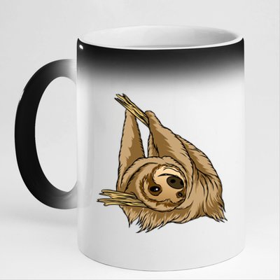 Sloth 11oz Black Color Changing Mug