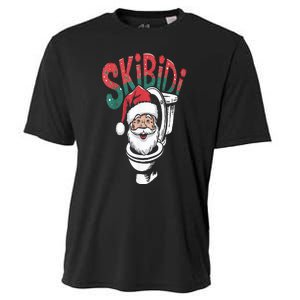 S.K.I.B.I.D.I Santa Matching Christmas Funny Alpha Meme Retro Xmas Cooling Performance Crew T-Shirt