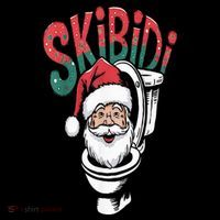 S.K.I.B.I.D.I Santa Matching Christmas Funny Alpha Meme Retro Xmas Cooling Performance Crew T-Shirt