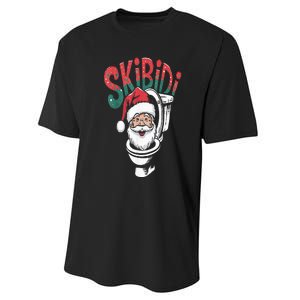 S.K.I.B.I.D.I Santa Matching Christmas Funny Alpha Meme Retro Xmas Performance Sprint T-Shirt