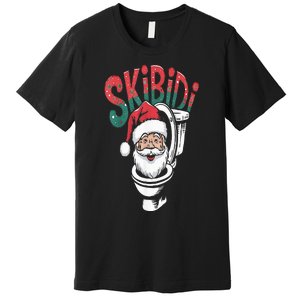 S.K.I.B.I.D.I Santa Matching Christmas Funny Alpha Meme Retro Xmas Premium T-Shirt