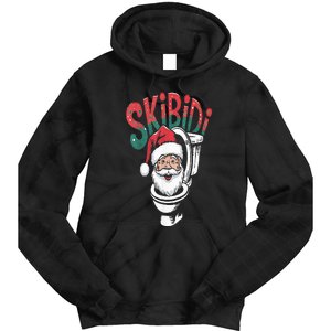 S.K.I.B.I.D.I Santa Matching Christmas Funny Alpha Meme Retro Xmas Tie Dye Hoodie