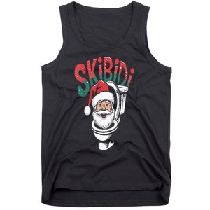 S.K.I.B.I.D.I Santa Matching Christmas Funny Alpha Meme Retro Xmas Tank Top