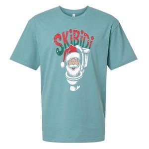 S.K.I.B.I.D.I Santa Matching Christmas Funny Alpha Meme Retro Xmas Sueded Cloud Jersey T-Shirt