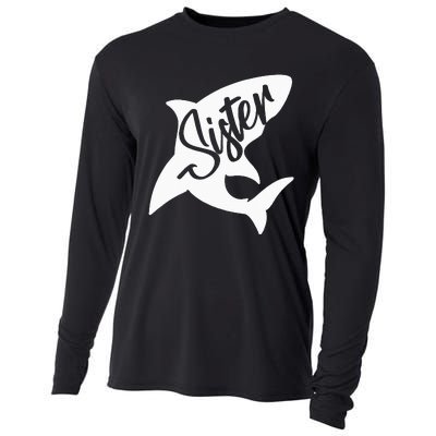 Sister Shark Matching Family Shark Cooling Performance Long Sleeve Crew