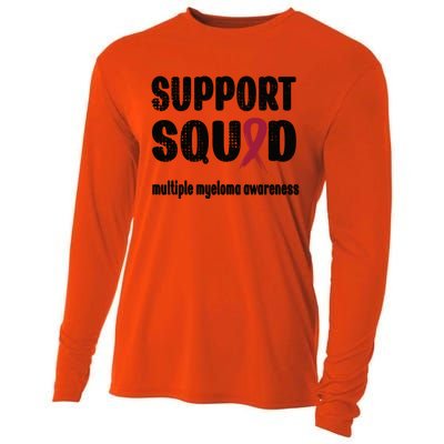 Support Squad Multiple Myeloma Warrior Squad Great Gift Cooling Performance Long Sleeve Crew